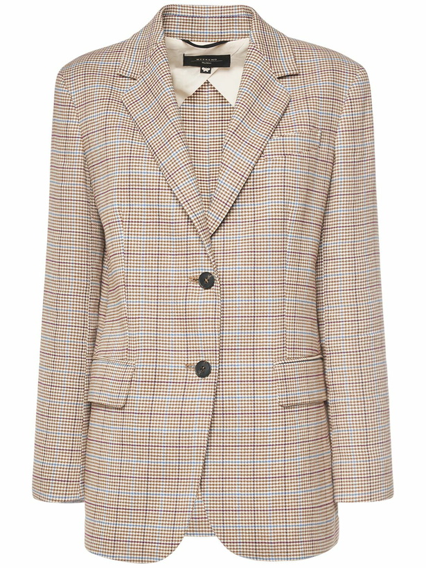 Photo: WEEKEND MAX MARA Peirak Cotton & Linen Blazer