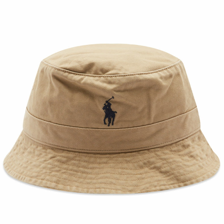 Photo: Polo Ralph Lauren Men's Classic Bucket Hat in Luxury Tan