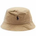 Polo Ralph Lauren Men's Classic Bucket Hat in Luxury Tan