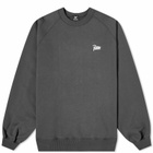 Patta Women's Femme Basic Raglan Crewneck Sweater in Raven