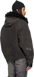 ALEXANDER DIGENOVA Brown Helicopter Long Jacket