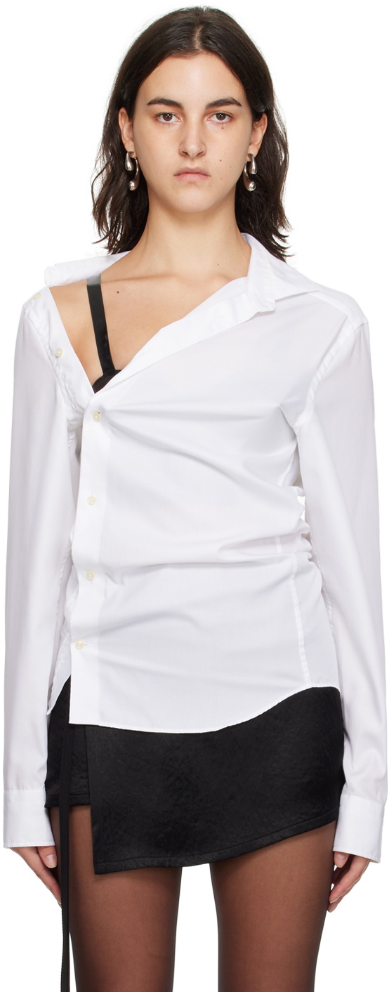 HODAKOVA White Asymmetric Shirt