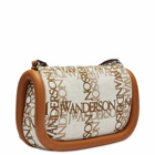 JW Anderson Women's Bumber Messenger Bag in Natural/Peacan