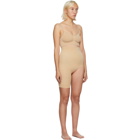 SKIMS Beige Seamless Sculpt Solution Shorts