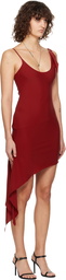 Courrèges Red Scarf Midi Dress