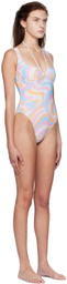 FENSI SSENSE Exclusive Multicolor Desert Rose One-Piece Swimsuit
