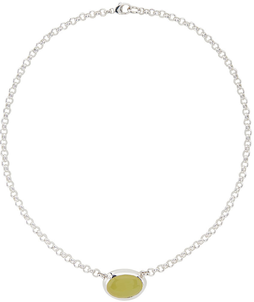 NIKE - Silver necklace, lava