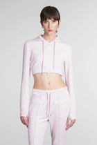 Courrèges Cropped Hooded Track Jacket