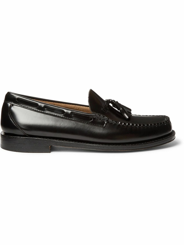 Photo: G.H. BASS - Weejuns Larkin Leather Tasselled Loafers - Black
