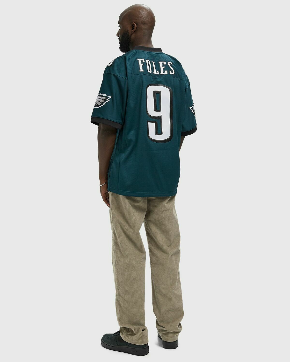 Mitchell & Ness NFL DARK JERSEY PHILADELPHIAS EAGLES 2017 NICK FOLES #9 Green Men