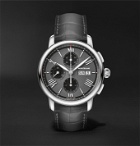 Montblanc - Star Legacy Automatic Chronograph 43mm Stainless Steel and Alligator Watch, Ref. No. 126081 - Gray