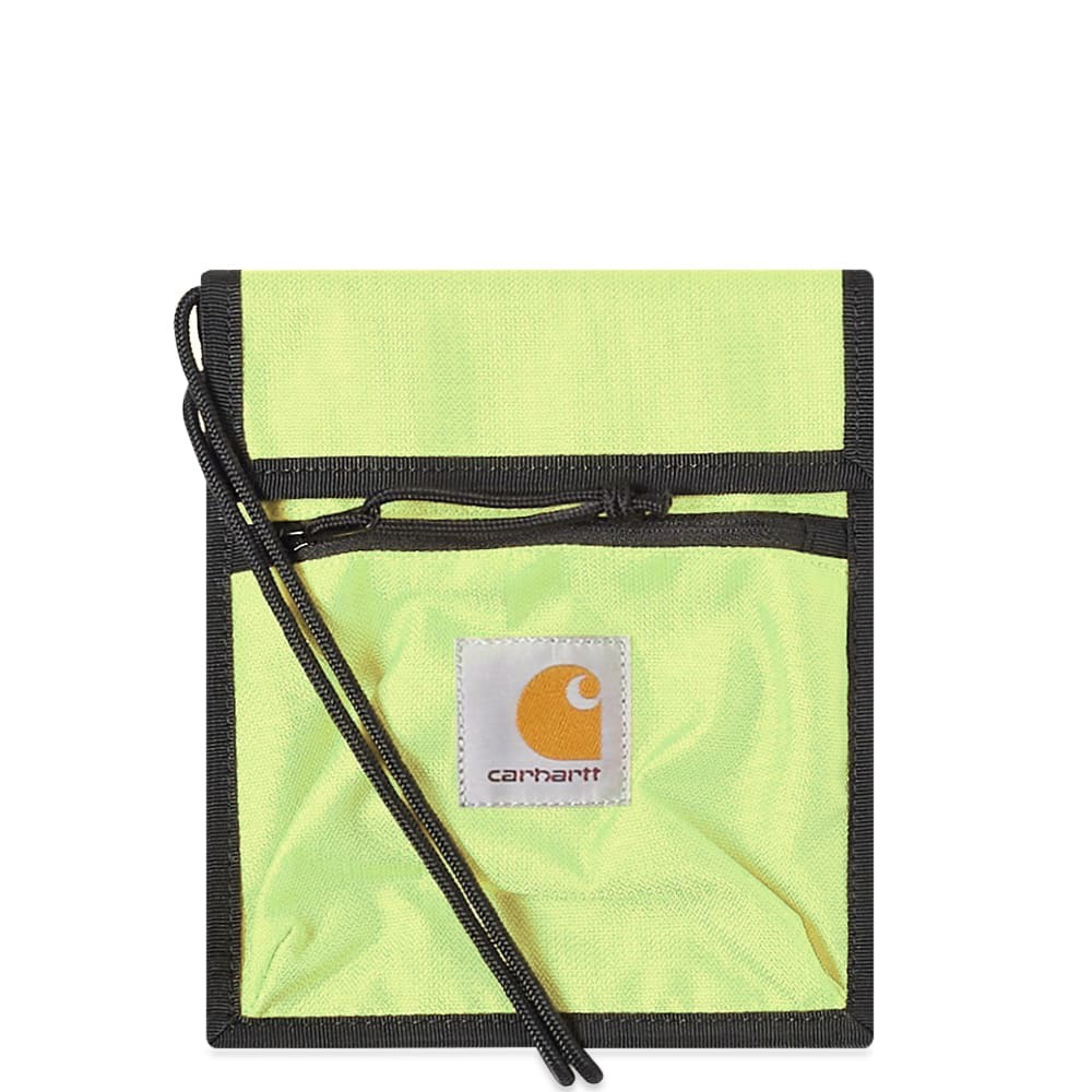 Carhartt WIP Delta Strap Bag Black - Cordura Lime