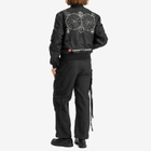 Maharishi Men's XL Temporary Celeste MA-1 Flight Jacket in Black