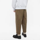 Beams Plus Men's 2 Pleat Chino in Olive