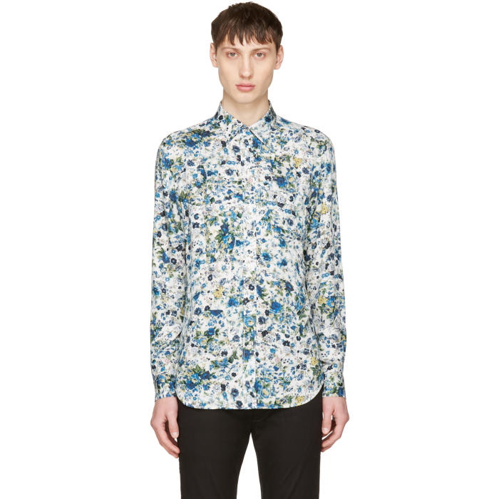 Photo: Diesel White and Blue S-Nico Shirt