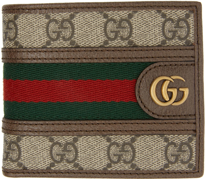 Photo: Gucci Beige GG Ophidia Bifold Wallet