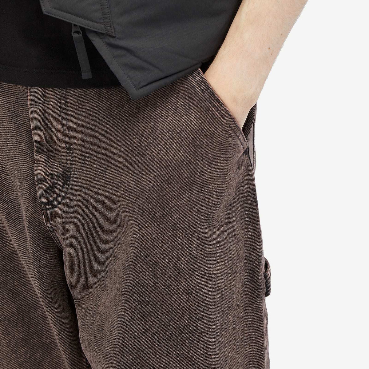 Polar Skate Co. Men's Big Boy Work Pants in Mud Brown Polar
