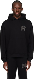 Palm Angels Black Milano Stud Hoodie