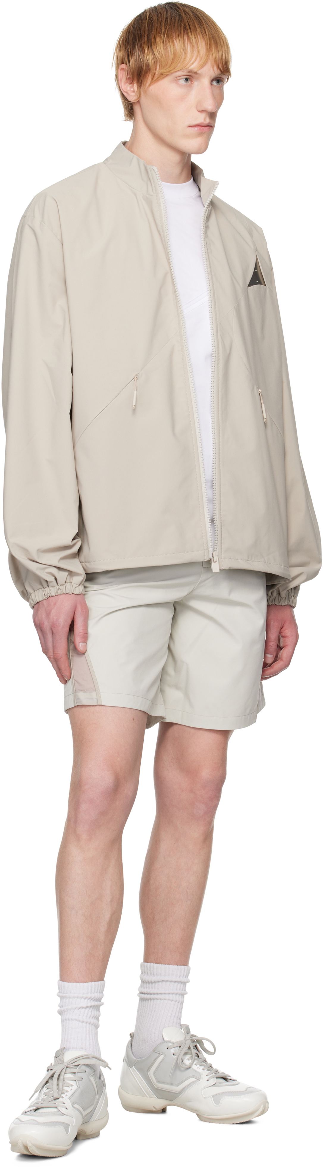 HELIOT EMIL Beige Lacuna Shorts