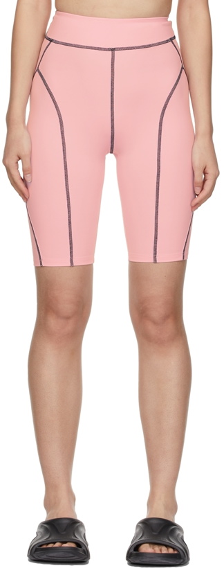 Photo: BONBOM Pink Seam Bike Shorts