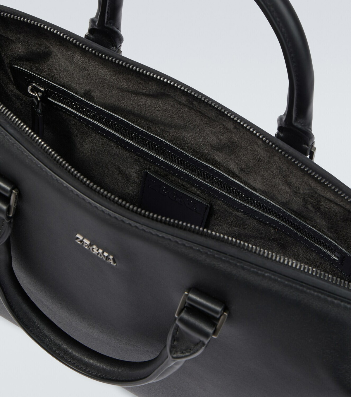 Zegna Leather briefcase