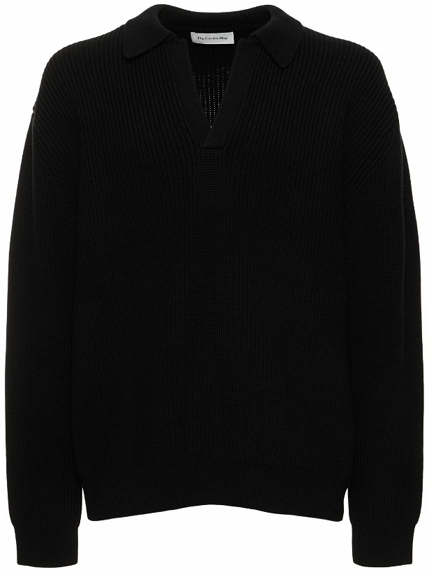 Photo: THE FRANKIE SHOP - Wool & Cotton Knit Sweater