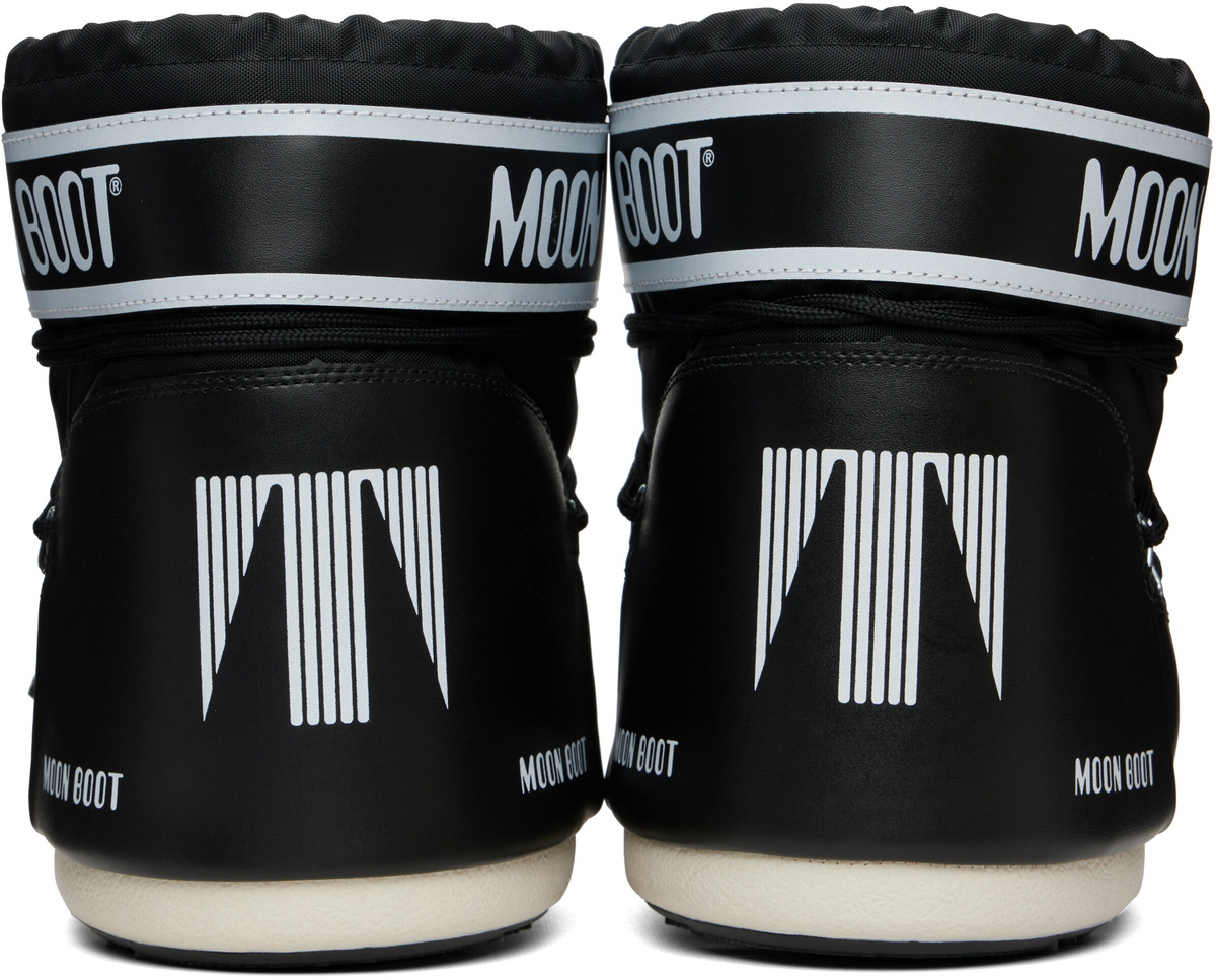 Moon Boot Black Icon Low Nylon Boots
