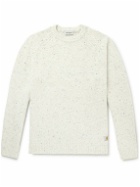 Carhartt WIP - Anglistic Logo-Appliquéd Wool-Blend Sweater - Neutrals