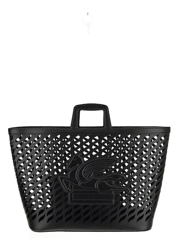 Photo: Etro Openwork Maxi Shopping Bag