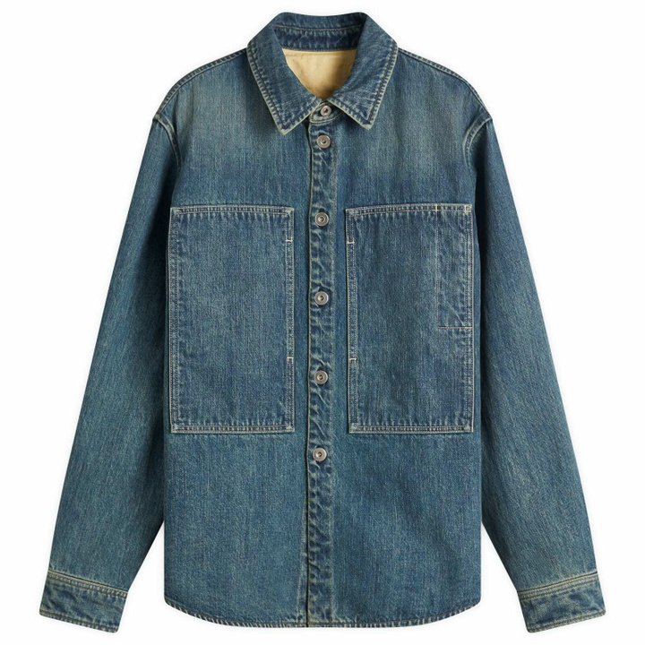 Photo: Jil Sander+ Women's Oversized Denim Long Sleeve Shirt in Blue