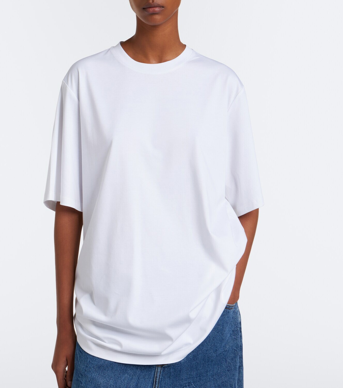 Róhe Cotton and silk-blend jersey T-shirt