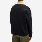 MHL by Margaret Howell Men's Half Zip Polo in Black