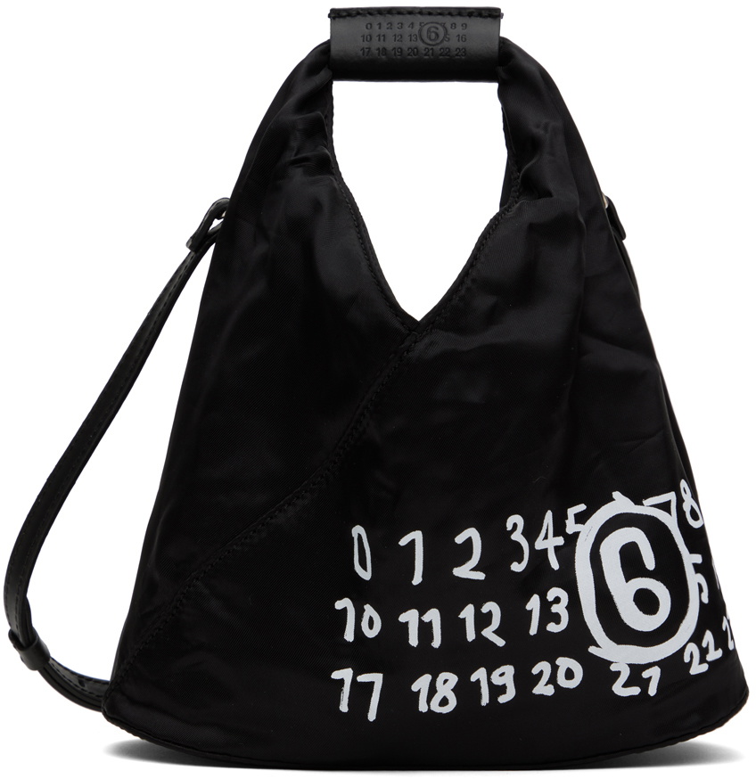 バッグ MM6 TRIANGLE CLASSIC 2WAY CROSS BODY BAG MM6 Maison Margiela Black Triangle Classic Crossbody Bag MM6