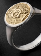 DAVID YURMAN - Petrvs Lion Sterling Silver Gold Pinky Ring - Unknown