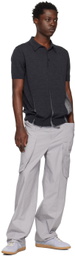 T/SEHNE SSENSE Exclusive Gray Polo