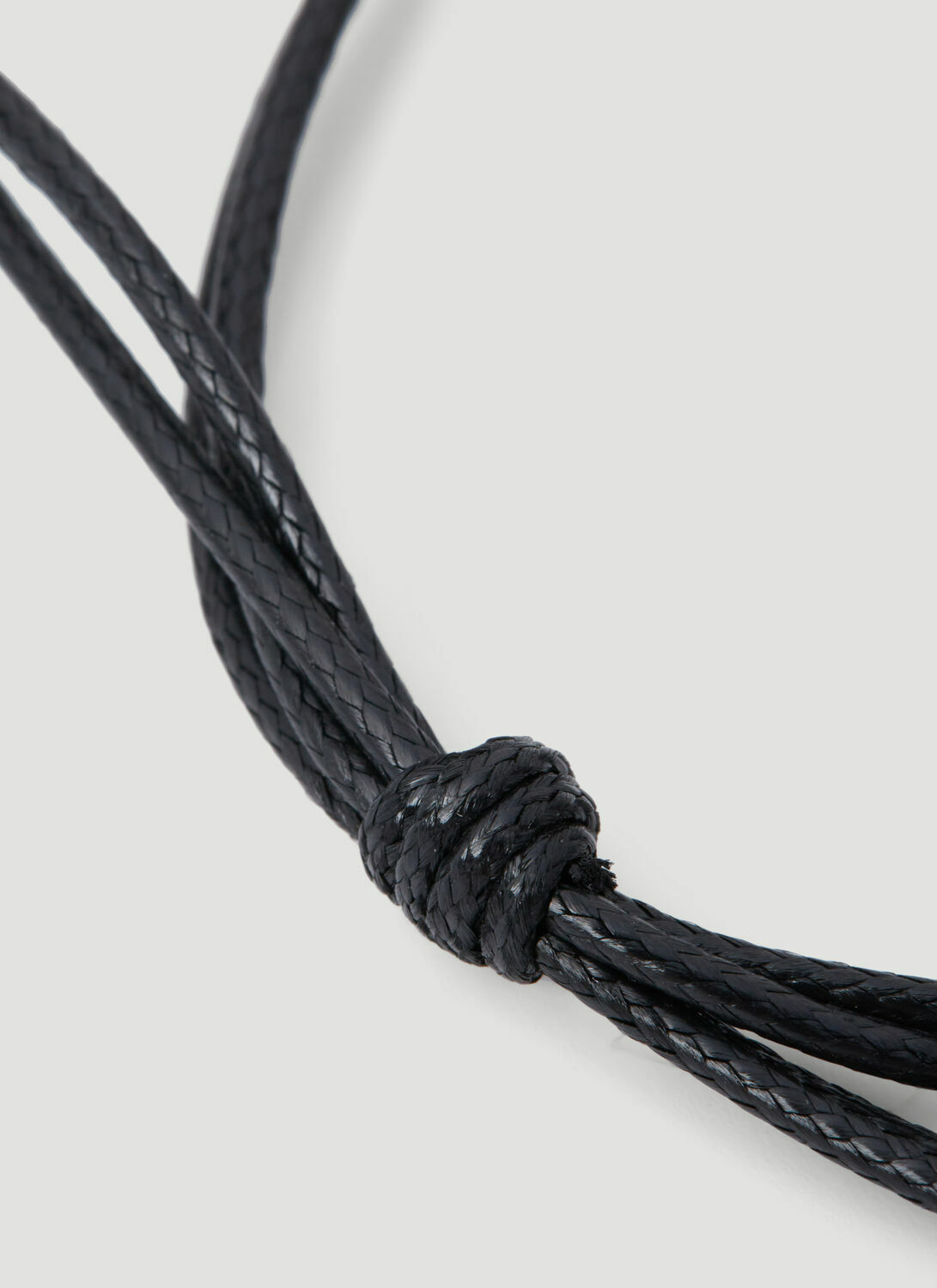 Dolce & Gabbana Monogram Plaque Cord Bracelet