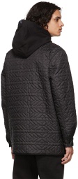 MCQ Black Quilted Overshirt Jacket