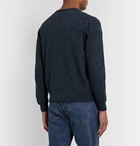 Faherty - Sconset Mélange Cotton and Cashmere-Blend Sweatshirt - Blue