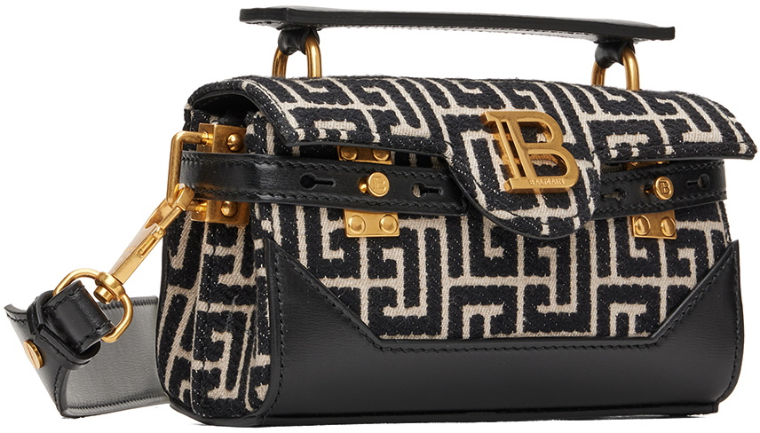 【関税込み】Balmain ブラック B-Buzz 19 バッグ Balmain B-Buzz 19 Shoulder Bag | Black | FARFETCH