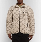 KAPITAL - Reversible Printed Fleece and Nylon Jacket - Men - Ecru