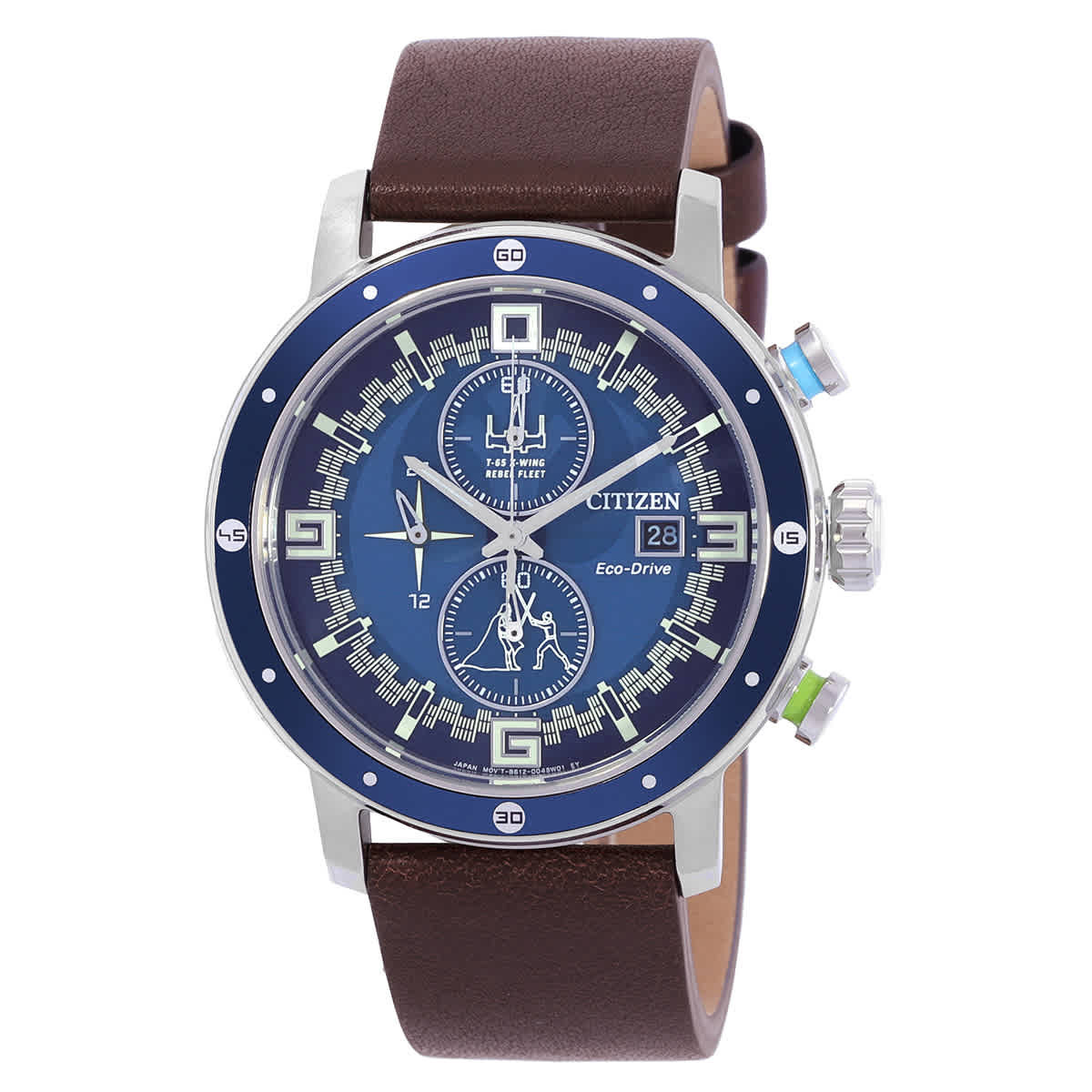 Citizen Luke Skywalker Chronograph Blue Dial Mens Watch CA0768-07W