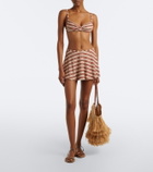 Montce Sandra striped terry bikini bottoms