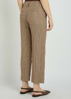 Brunello Cucinelli Houndstooth Straight-leg Trousers Beige