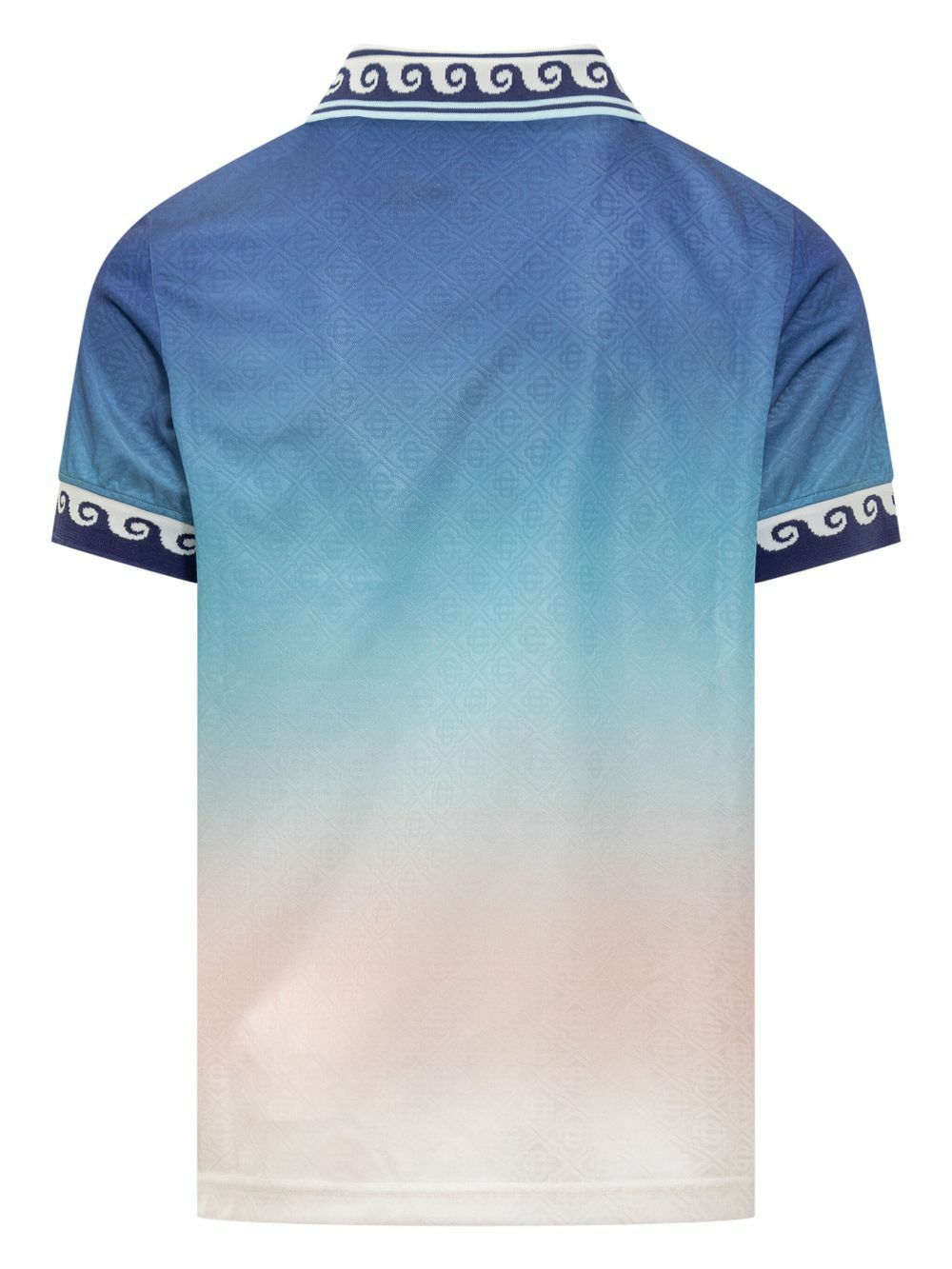Casablanca Blue Gradient-Effect T-Shirt