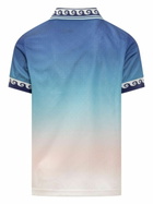 Casablanca Blue Gradient-Effect T-Shirt