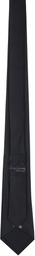 YOHJI YAMAMOTO Black Ant Pattern JQ Derby Tie