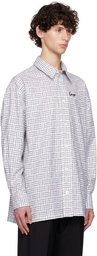 Kenzo White Kenzo Paris 'Kenzo Weave' Shirt