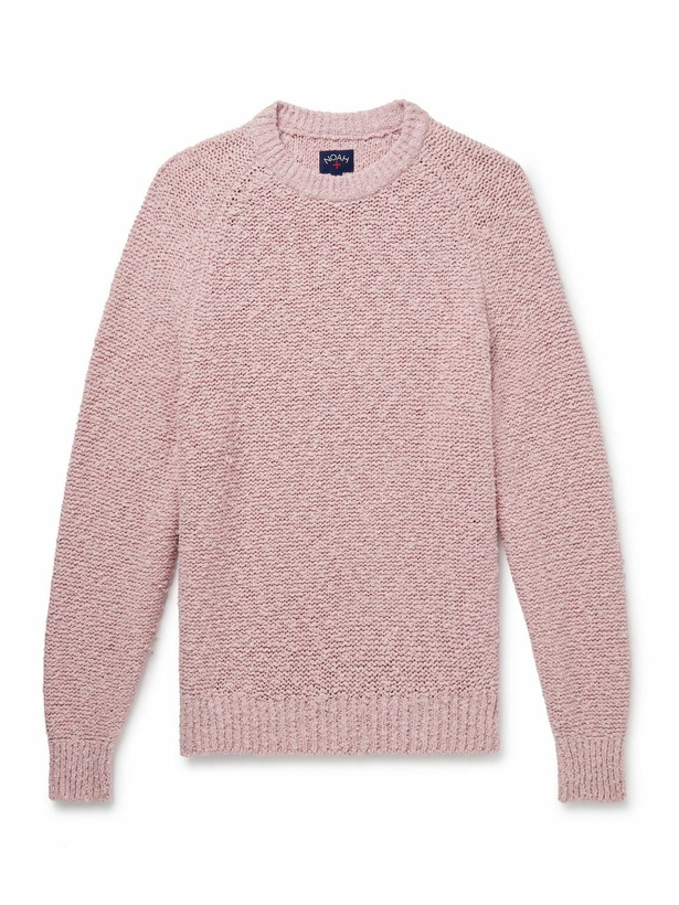 Photo: Noah - Cotton-Blend Bouclé Sweater - Pink