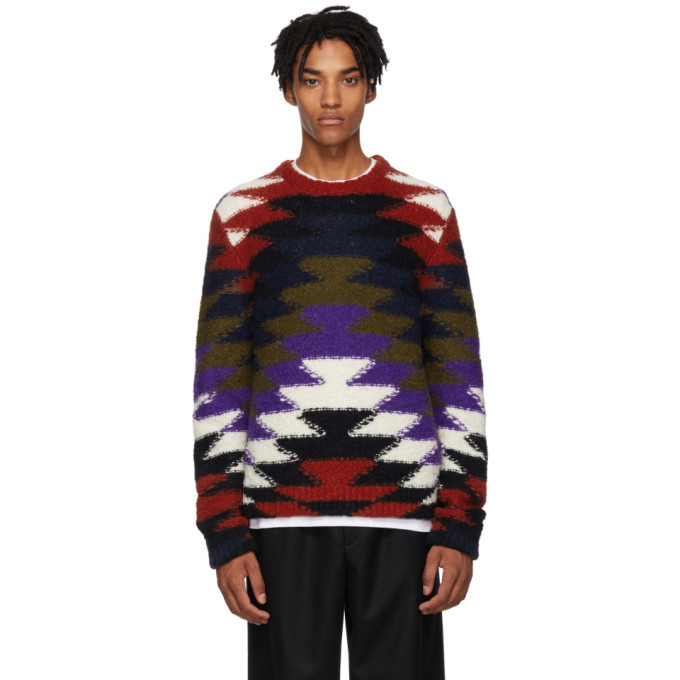 Photo: Moncler Genius 2 Moncler 1952 Multicolor Crewneck Sweater