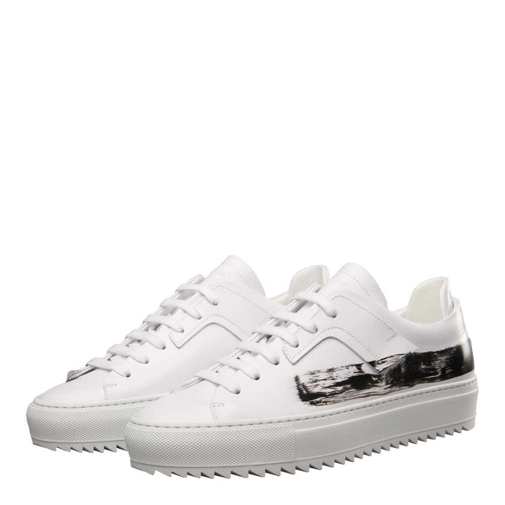Patch Sneaker - White / Black